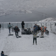 The band Heave Blood And Die, filming in Tromsø, Norway